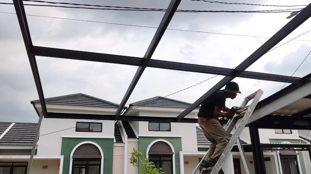 Pembuatan Kanopi Carport
